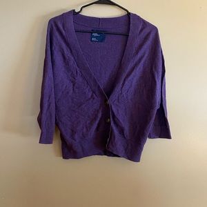 American Eagle purple cardigan